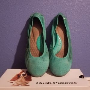 Hush Puppies sude ballet flat